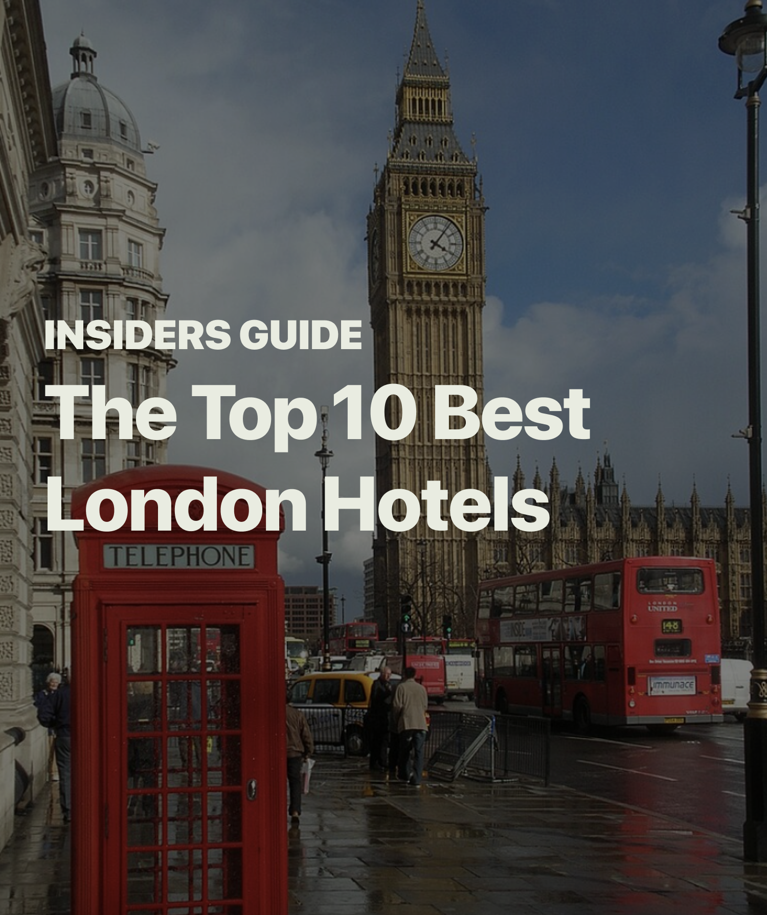 The Top 10 Best London Hotels